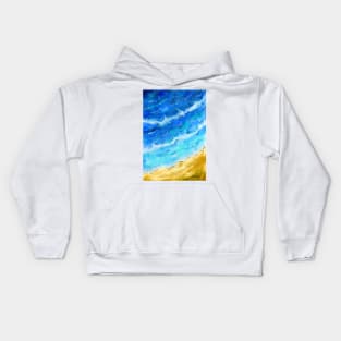 Beach and Ocean Aerial Kids Hoodie